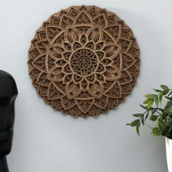 laser cut design flower mdf abstract wall art brown laser cut design flower mdf abstract wall art br aepteg